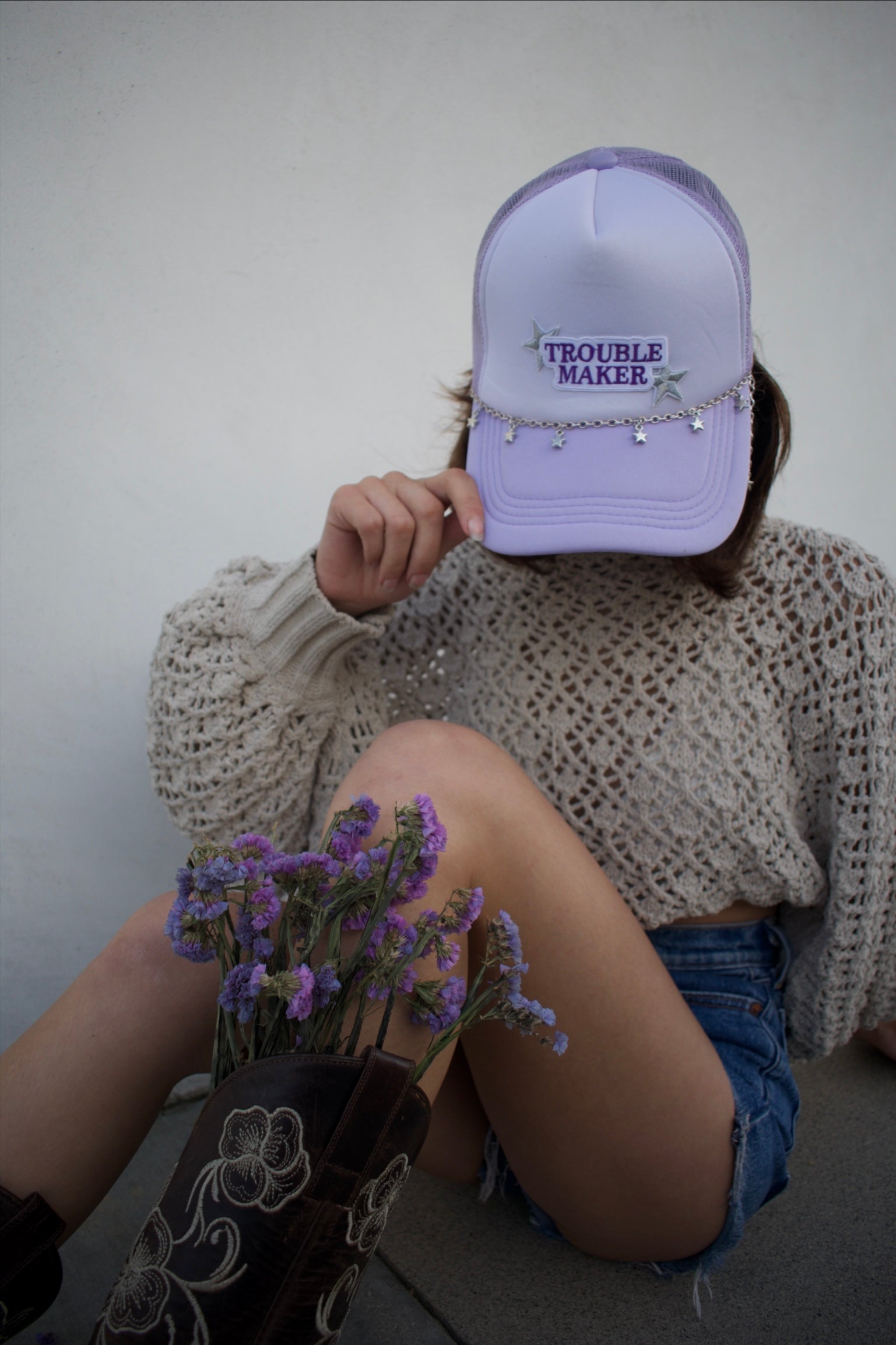 Trouble Maker Trucker Hat