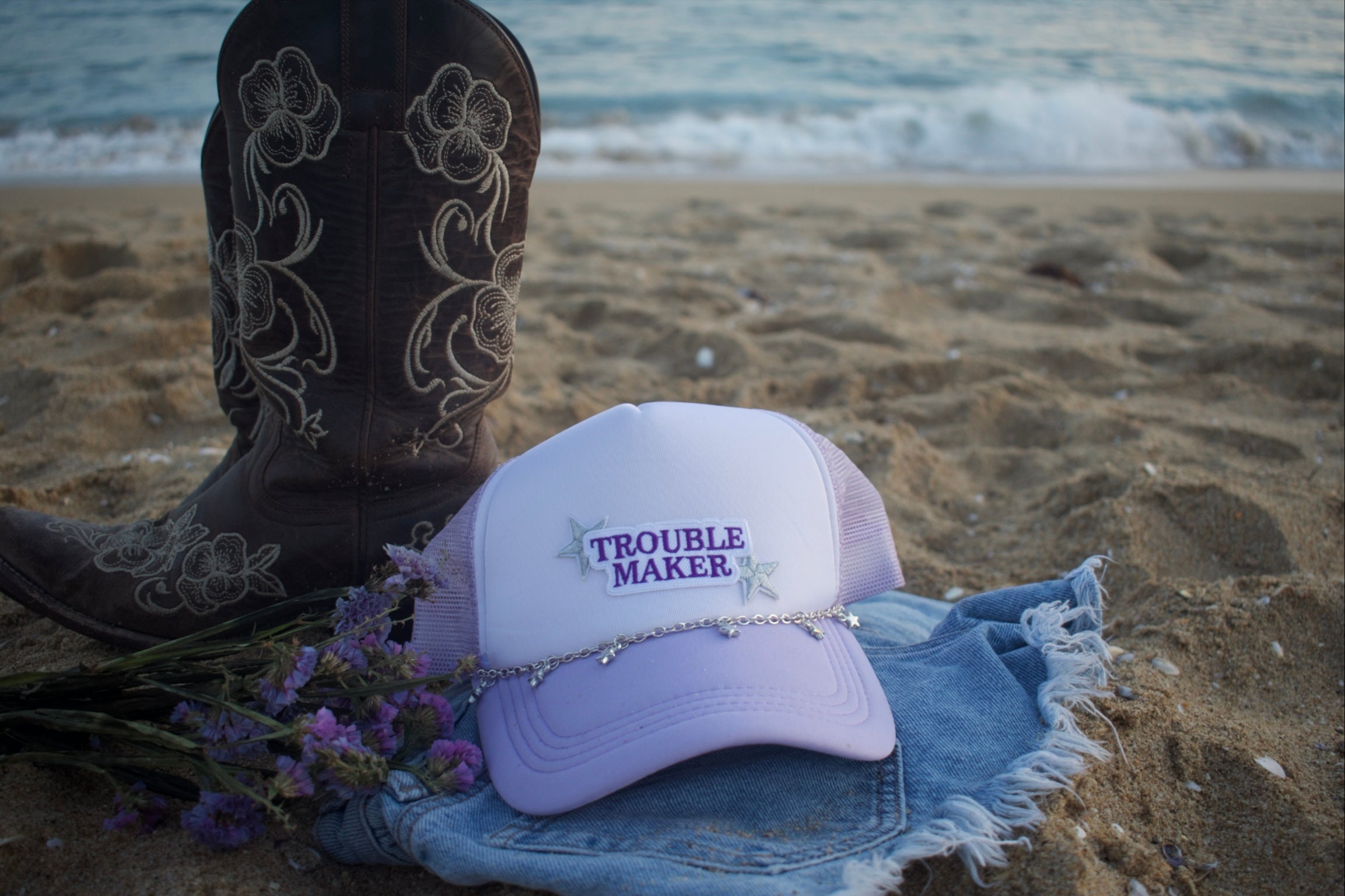 Trouble Maker Trucker Hat